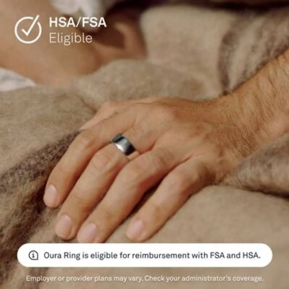 NEW Oura Ring 4 Silver Titanium Smart Health Tracker Size 9 Gen 4 Wearable Tech
